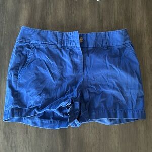 Ann Taylor loft size 2 blue button shorts